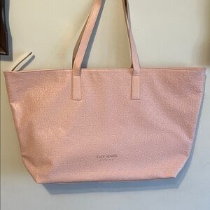 Kate Spade Blush Pink Embossed Tote